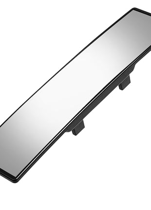 11.4” Panoramic Rearview Mirror Clip-On – Convex Anti-Glare Wide View Mirror for Cars SUVs Trucks