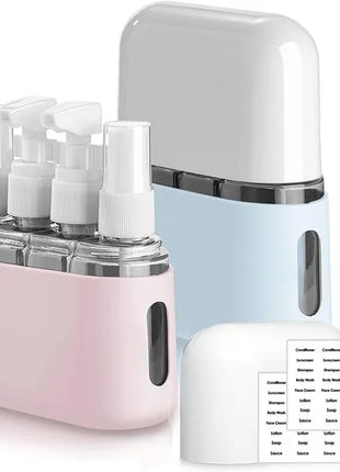 8 Pack TSA Approved Travel Bottle Set – Leakproof 50ml Travel Containers