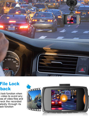 1080P Dash Cam Car DVR Camera – Wide Angle Night Vision Loop Recording Car Camcorder