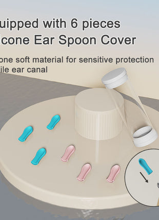 1080P Ear Cleaner Camera with 6 Silicone Ear Scoops – WiFi Earwax Removal Tool