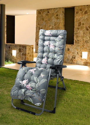 1Pc Chaise Lounger Cushion Recliner Rocking Chair Sofa Mat Deck Chair Cushion Chair Not Inlcuded  Standard Type