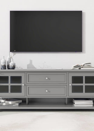 60 Inch TV Stand with Storage Cabinet – Modern Entertainment Center for Living Room