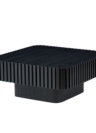 Likeshoppe 31.5 Inch Modern Handcraft Drum Coffee Table Square Coffee Table For Living Room