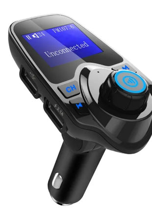 Likeshoppe Car Wireless FM Transmitter Bluetooth Adapter – Hands-Free Calling & USB Charger for Music Streaming in Vehicles