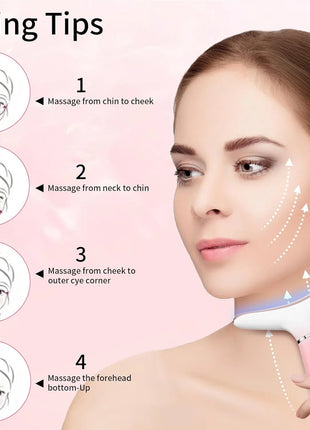 3-in-1 Neck & Face Massager with Heating & Vibration Skin Care Tool