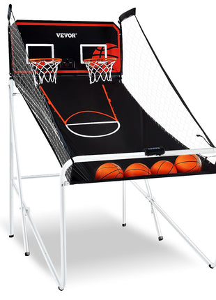 Likeshoppe Basketball Arcade Game – 7FT Double Shot Indoor Basketball Hoop with Electronic Scoreboard