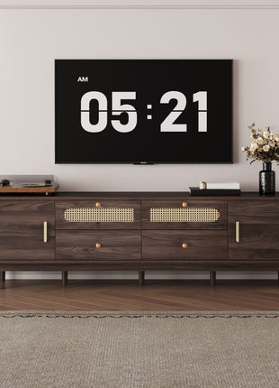 76 Inch TV Stand with Storage – Modern Entertainment Center for TVs Up to 85"