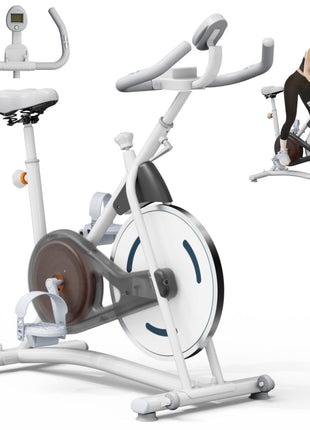 Indoor Exercise Bike for Home Gym – Magnetic Resistance Fitness Bike with Digital Display