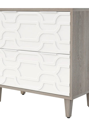 2 Drawer File Cabinet with Adjustable Rails – Office Filing Cabinet for Letter Legal A4 Files