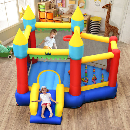 BC5-Inflatable Bounce Slide Jumping Castle Without Blower - Likeshoppe 