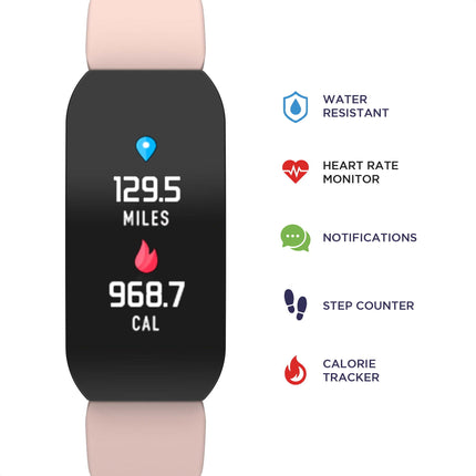 CB5- Itouch Active Blush Unisex Adult Smartwatch 500141b-51-g12 - Likeshoppe 