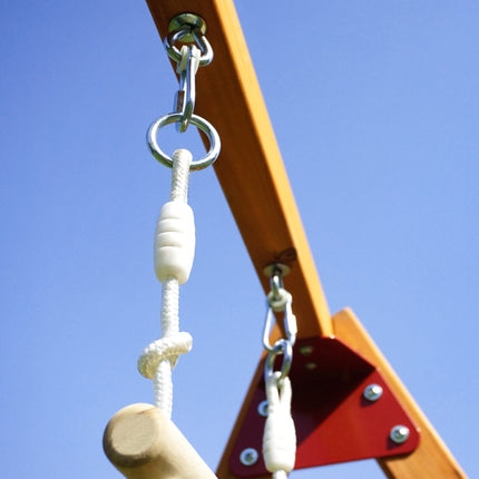 AZ3- Wooden Swing Set with Slide;  Outdoor Playset Backyard Activity Playground Climb Swing Outdoor Play Structure for Toddlers;  Ready to Assemble Wooden Swing-N-Slide Set Kids Climbers - Likeshoppe 