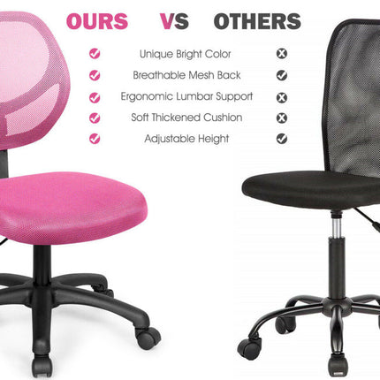 AV5- Low-back Computer Task Office Desk Chair with Swivel Casters for Kids - Likeshoppe 