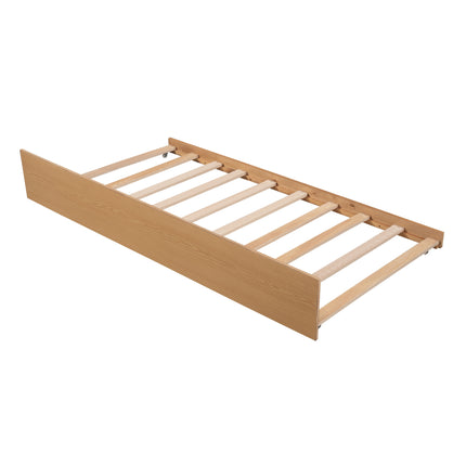 AS9- Twin Size House Bed Wood Bed with Twin Size Trundle - Likeshoppe 