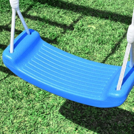 AZ3- Wooden Swing Set with Slide;  Outdoor Playset Backyard Activity Playground Climb Swing Outdoor Play Structure for Toddlers;  Ready to Assemble Wooden Swing-N-Slide Set Kids Climbers - Likeshoppe 