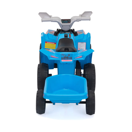 BH9- Children's Beach Car - with Trailer - Blue - Likeshoppe 