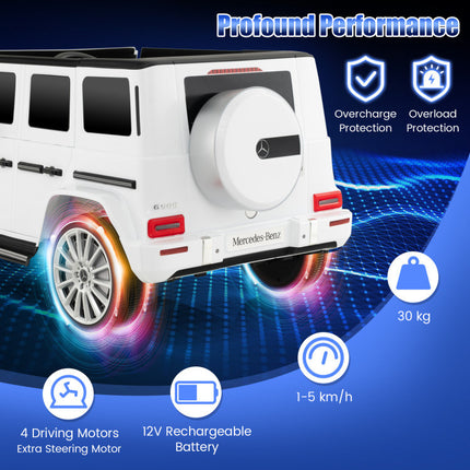 BH21-12V Battery Powered Licensed Mercedes-Benz G500 Kids Ride-on Car - Likeshoppe 