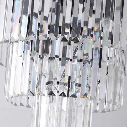 BX4- Black Luxury Crystal Chandelier Modern Chandeliers Lights Fixture Hanging Pendant Light Fixture for Dining Room Bedroom Living Room Dia 19.7 Inch-Black - Likeshoppe 