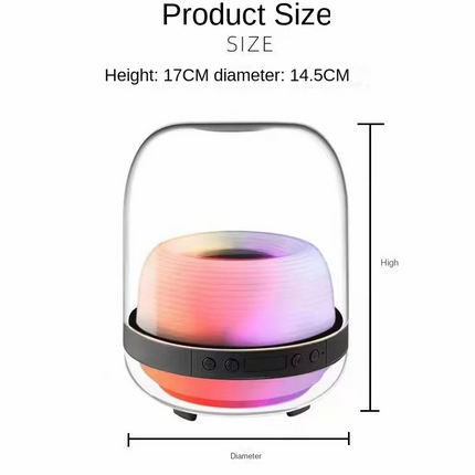 CC3- Bluetooth Speaker, Small Mini Wireless Portable Speakers with Colorful Light, HiFi Sound, Long Playtime,Gift for Women Girls Kids Daughter Sister - Likeshoppe 