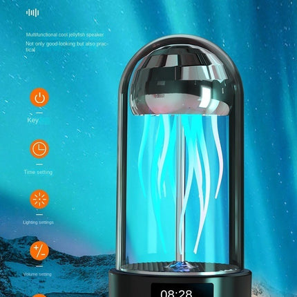 CC2- Lamp with Bluetooth White Noise Sound, Jellyfish Aquarium Bubble lamp for Relaxing Decorating Gift Lamps for Adults and Kids - Likeshoppe 