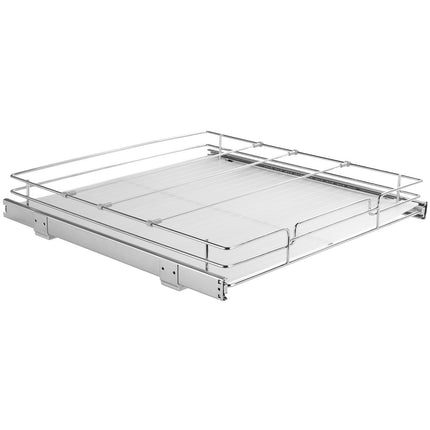 CJ3- 20"W x 21"D Pull Out Cabinet Organizer, Heavy Duty Slide Out Pantry Shelves, Chrome-Plated Steel Roll Out Drawers, Sliding Drawer Storage for Home, Inside Kitchen Cabinet, Bathroom, Under Sink - Likeshoppe 