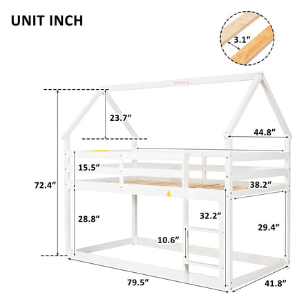 AS31- Twin Treehouse Loft Bed - Likeshoppe 