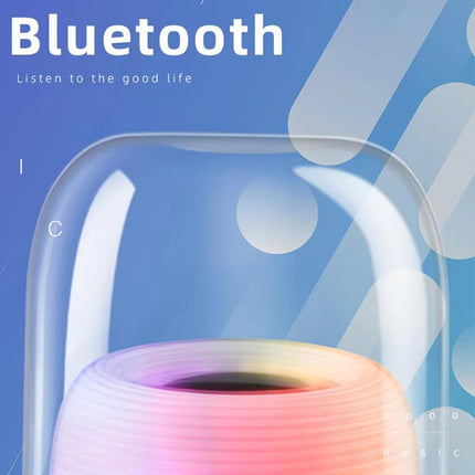 CC1- Colorful Bluetooth Speaker Desk Lamp, Full Screen Wireless Functionality, Home Subwoofer, Dimmable Bedside Lighting Accessory - Likeshoppe 