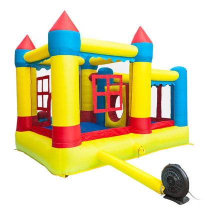 BC7-3.2*3*2.5m 420D Thick Oxford Cloth Inflatable Bounce House Castle Ball Pit Jumper Kids Play Castle Multicolor - Likeshoppe 