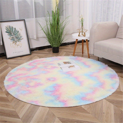 AR4- 1pc, Non-Slip Plush Round Area Rug for Living Room and Kitchen - Soft and Durable Indoor Floor Mat for Home and Room Decor - 23.62 x 23.62 - Likeshoppe 
