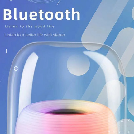 CC3- Bluetooth Speaker, Small Mini Wireless Portable Speakers with Colorful Light, HiFi Sound, Long Playtime,Gift for Women Girls Kids Daughter Sister - Likeshoppe 