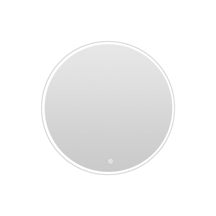 BU9- 24 in. Round Wall-Mounted Dimmable LED Bathroom Vanity Mirror with Defogger and Bluetooth Music Speaker - Likeshoppe 