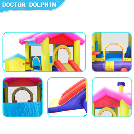 BC10-420D and 840D Inflatable Bounce House Bouncy House w/ Slide and 350W Blower - Likeshoppe 