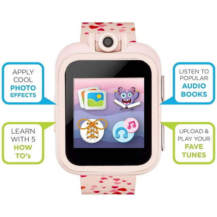 CB11- PlayZoom 2 Kids Girls Smartwatch - Pink Hearts - Likeshoppe 