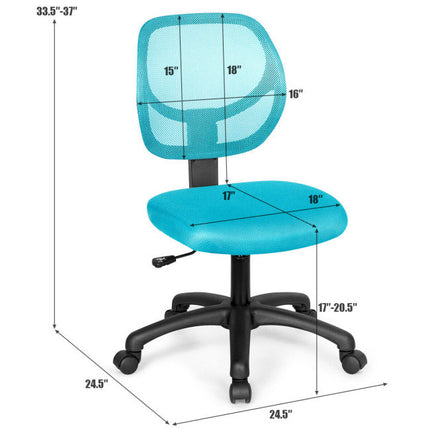 AV5- Low-back Computer Task Office Desk Chair with Swivel Casters for Kids - Likeshoppe 