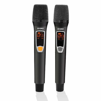 CC8- 5 Core Powered PA Speaker • 1500W Peak Portable Active Powered DJ Audio System • w Bluetooth 5.1 • SD USB AUX MIC FM RCA Input • 2 Wireless UHF Microphone • Remote- ACTIVE DJ 12 2-MIC - Likeshoppe 