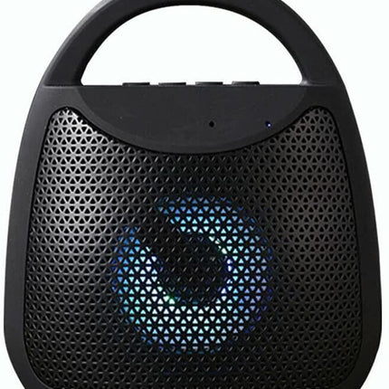 CC24- 4" Portable Bluetooth Speaker Outdoor Wireless Mini 40W with Loud Stereo and Booming Bass, USB, FM, 10H Playtime, LED Party Lights, Water Resistant 5 Core - BLUETOOTH 13B - Likeshoppe 