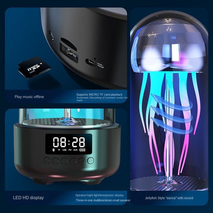 CC2- Lamp with Bluetooth White Noise Sound, Jellyfish Aquarium Bubble lamp for Relaxing Decorating Gift Lamps for Adults and Kids - Likeshoppe 