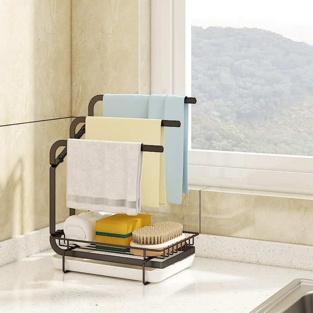 BY2- Disassembly And Assembly Of Cloth Rack, Countertop Sink, Drainage, Debris Sorting Rack, Kitchen Supplies, Small Item Storage Rack - Likeshoppe 