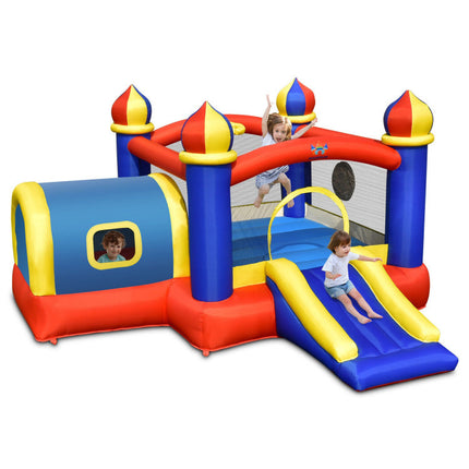 BC1-Inflatable Castle Kids Bounce House with Slide Jumping - Likeshoppe 