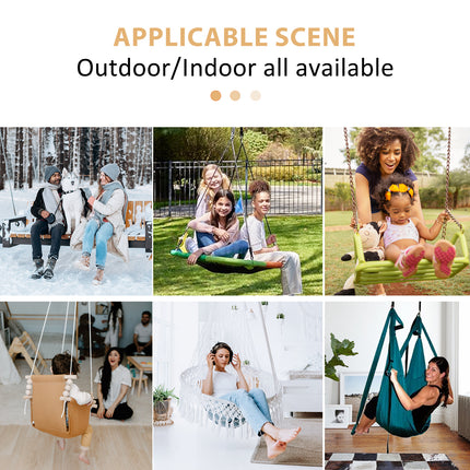 AZ1-Metal Swing Stand Swing Sets for Backyard,Powder Coated Swing Frame of Swing Set with Extra Side Bars,880 Lbs Heavy-Duty A-Frame Outdoor Swing Fits Swing Chair,Porch Swing - Likeshoppe 