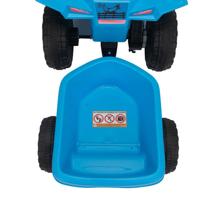 BH9- Children's Beach Car - with Trailer - Blue - Likeshoppe 