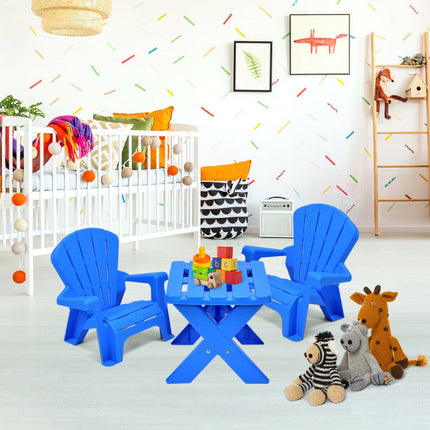 BM5- 3-Piece Plastic Children's Play Table Chair Set - Likeshoppe 