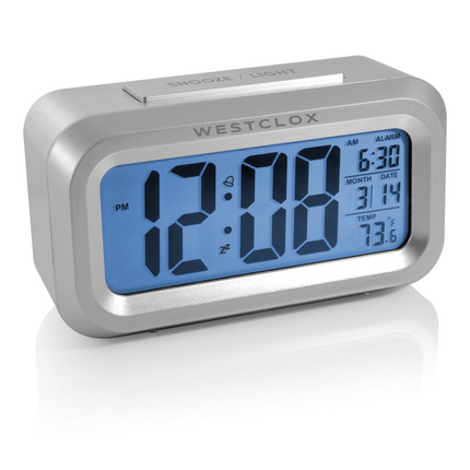 CH27- Westclox Digital Alarm Clock with Automatic Backlight – Model# 70045A - Likeshoppe 