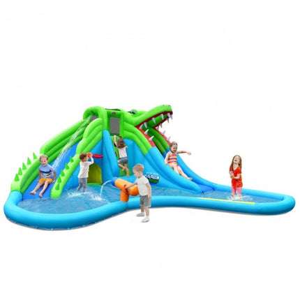 BC20- 7 in 1 Inflatable Bounce House with Splashing Pool - Likeshoppe 