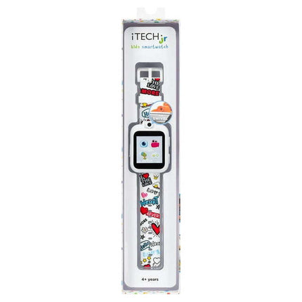 CB14- iTech Junior Graffiti Print Kids Smart Watch ITE13672W06A-WPT - Likeshoppe 