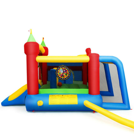 BC17- Inflatable Bounce House Kids Slide Jumping Castle without Blower - Likeshoppe 