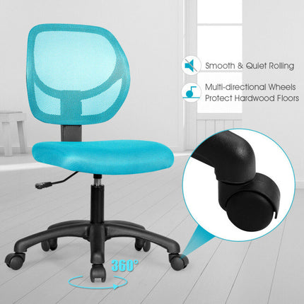 AV5- Low-back Computer Task Office Desk Chair with Swivel Casters for Kids - Likeshoppe 