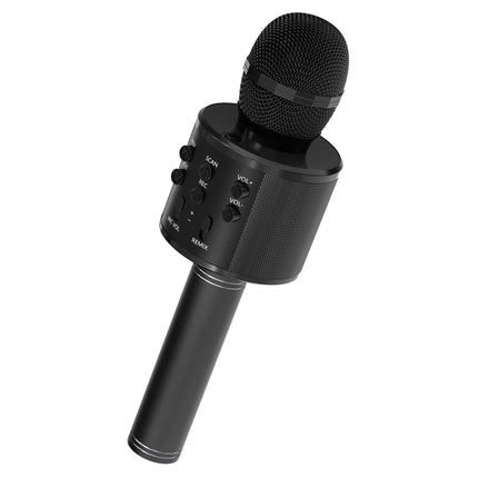 CC20- 5 Core Karaoke Wireless Microphones Bluetooth • w Stereo Mic Speaker • Portable Recording Microfono Inalambrico • SD Card & USB • Gifts Music Toys for Kids and Adults All Age- WM SPK BLK - Likeshoppe 