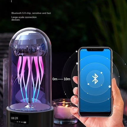 CC2- Lamp with Bluetooth White Noise Sound, Jellyfish Aquarium Bubble lamp for Relaxing Decorating Gift Lamps for Adults and Kids - Likeshoppe 