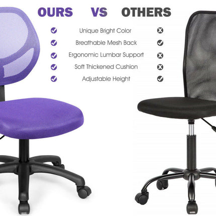 AV5- Low-back Computer Task Office Desk Chair with Swivel Casters for Kids - Likeshoppe 